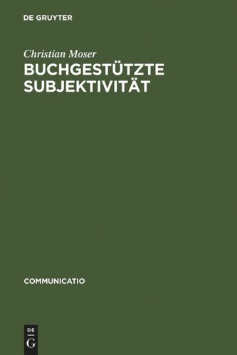 Buchgestützte Subjektivität