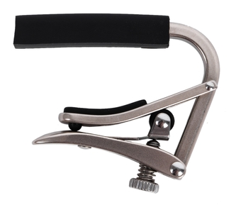 SHUBB C1n Standard Capo Steel String Brushed Nickel
