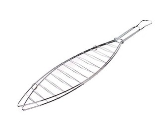 HAPPY GREEN Rošt grilovací na rybu BBQ 30 x 10,5 x 42 cm