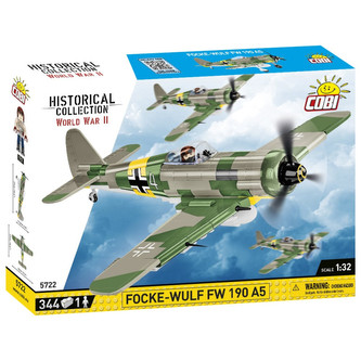 Stavebnice II WW Focke-Wulf Fw 190 A5, 1:32, 344 k, 1 f