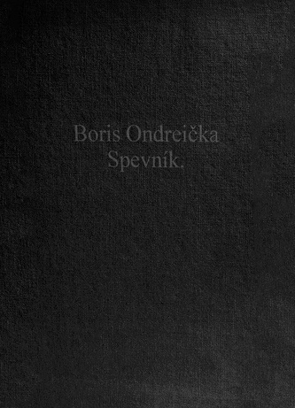 Spevník.