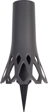 Váza hřbitovní Roseta antracit - se zápichem 1,3l