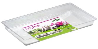 Vrchní díl minipařeniště JiffyDome obdélník 28 x 55 x 6 cm, transparentní