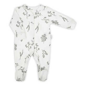 Kojenecký bavlněný overal Nicol Ella bílý - velikost 62 (3-6m)