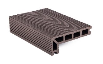 Terasové prkno G21 zakončovací, 2,5 x 14,8 x 400 cm, Dark Wood, WPC Terasové prkno G21 zakončovací, 2,5 x 14,8 x 400 cm, Dark Wood, WPC