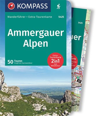 KOMPASS Wanderführer 5425 Ammergauer Alpen, 50 Touren