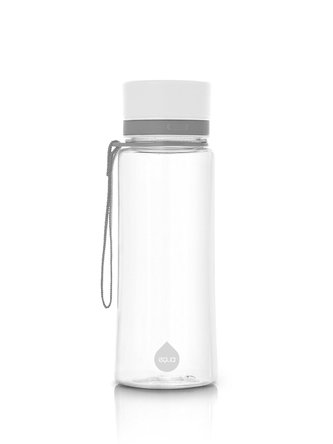 EQUA Plain White 600 ml ekologická plastová lahev na pití bez BPA