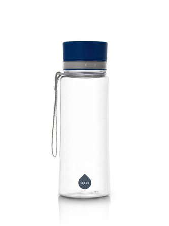 EQUA Plain Blue 600 ml ekologická plastová lahev na pití bez BPA