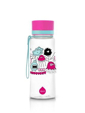 EQUA Pink Monsters 600 ml ekologická plastová lahev na pití bez BPA Objem: 600 ml