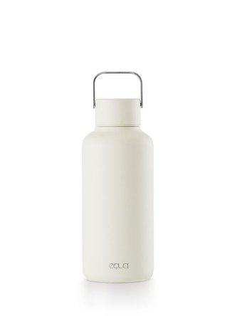 EQUA Timeless Off White 600 ml a 1000 ml lahev z nerezové oceli Objem: 600 ml