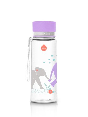 EQUA Elephant 400 ml a 600 ml ekologická plastová lahev na pití bez BPA Objem: 400 ml
