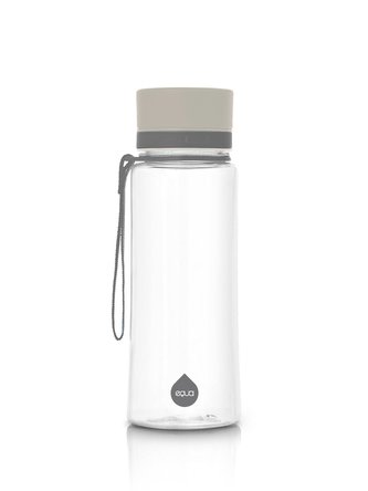EQUA Plain Grey 600 ml ekologická plastová lahev na pití bez BPA