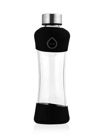 EQUA Active Black 550 ml ekologická skleněná lahev na pití
