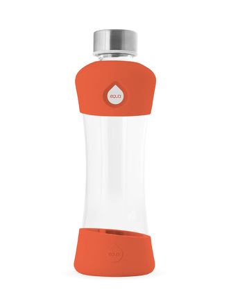 EQUA Active Tangerine 550 ml skleněná ekologická lahev na pití