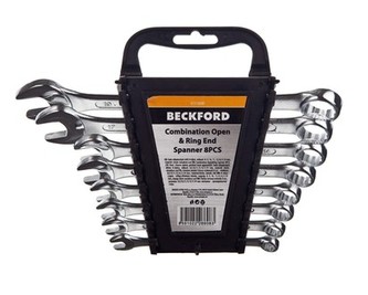 BECKFORD Sada očkoplochých klíčů, 8 ks
