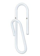 Nástěnný věšák, bílý kov