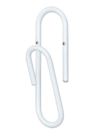 Nástěnný věšák, bílý kov