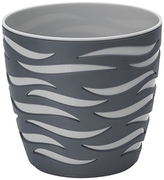 Obal květináče SAHARA DUO ¤14cm antracit/šedá