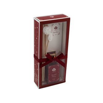 Osvěžovač vzduchu, tyčinkový difuzér, 30 ml, růže a med