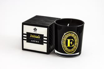 Arôme Svíčka s písmenky Vanilka 200g - E