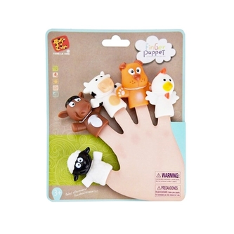 Maňásky - domácí zvířata na prsty