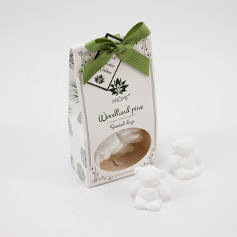 Vonné jíly, medvídci, 4 ks, borovice