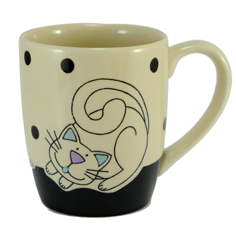 Keramický hrnek, Kočka