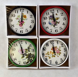 Hodiny nástěnné dekor 20 cm
