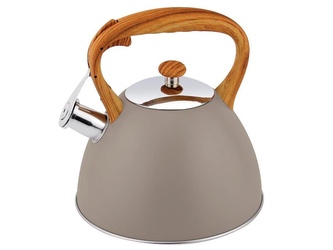 Konvice čajník nerez/lak 2,5L  FRANK indukce, béžová