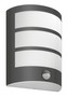 LED Venkovní nástěnné svítidlo s pohybovým senzorem Philips PYTHON 8719514417656 1x6W 500lm 4000K IP44 antracitové