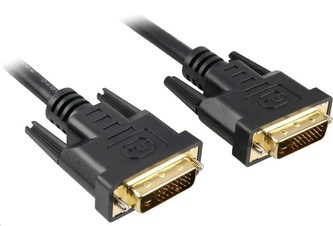 PREMIUMCORD Kabel DVI - DVI propojovací 15m (DVI-D, M/M, dual link)