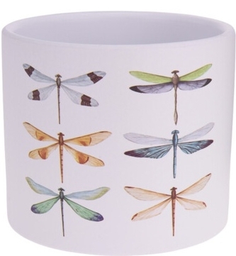 Keramický květináč Odonata, 12,5x13,5 cm