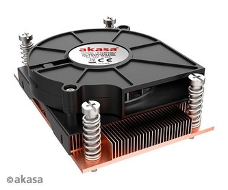 AKASA chladič AM4-Low profile CPU cooler with Copper heatsink