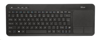 TRUST Klávesnice bezdrátová s touchpadem Veza Wireless Touchpad Keyboard, CZ/SK