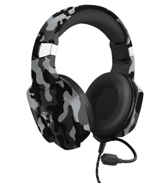 TRUST sluchátka GXT 323K Carus Gaming Headset, black camo