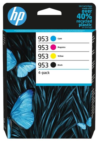 HP 953 CMYK Original Ink Cartridge 4-Pack (700 / 700 / 700 / 1,000 pages)