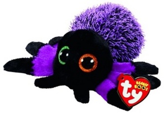 Beanie Boos CREEPER fialový pavouk