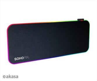 AKASA podložka pod myš SOHO RXL, RGB gaming mouse pad, 78x30cm, 4mm thick