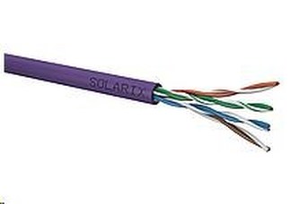 Instalační kabel Solarix UTP, Cat5E, drát, LSOH, box 100m SXKD-5E-UTP-LSOH