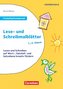 Freiarbeitsmaterial für die Grundschule - Deutsch - Klasse 1/2. Lese- und Schreibmalblätter