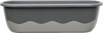 Truhlík samozavlažovací Mareta - tm.+ sv. antracit 60 cm