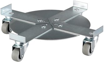 Podložka pod květináč s kolečky 30 mm - S 27-37 cm kovová (20082801)