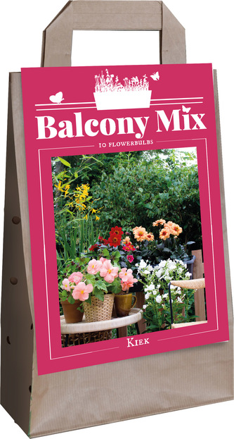 Taška - BALKONOVÝ MIX RŮŽOVÝ (15 cibulí)