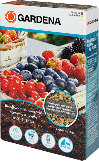 Gardena - hnojivo pro ovocné stromy a keře 1 kg (cena bez slev)