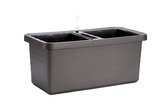 Truhlík samozavlažovací Berberis Duo - antracit 80 cm