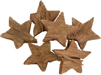 Dekorace - Kokosová hvězda 6 ks