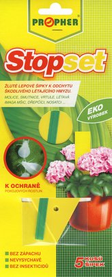 Stopset šipky - 5x14 žluté (5 ks)