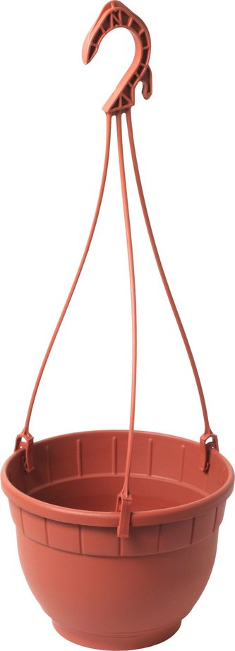 Květináč Siena závěsný s miskou - terakota 16 cm