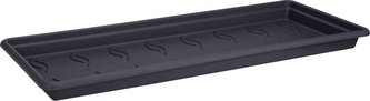 Miska pod truhlík Green Basics Garden XXL - living black 100 cm
