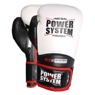 Power System - Boxerské rukavice Impact EVO 5004 - white bílé 16 OZ
